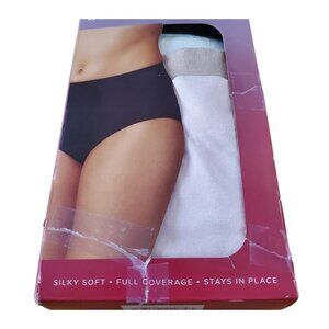 Carole Hochman Underwear X-Large 4-Pack Panties Seamless Briefs Full Coverage